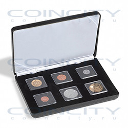 Коробка для 6 монет в капсулах Quadrum-Mini