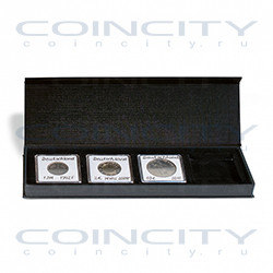 Коробка для 4 монет в капсулах Quadrum