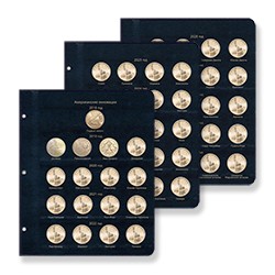 Комплект листов для памятных монет США 1 доллар серии "Американские инновации"