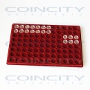 Планшет XL для монет в капсулах CAPS 15. Красный